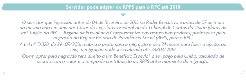 Servidor pode migrar do RPPS para o RPC até 2018